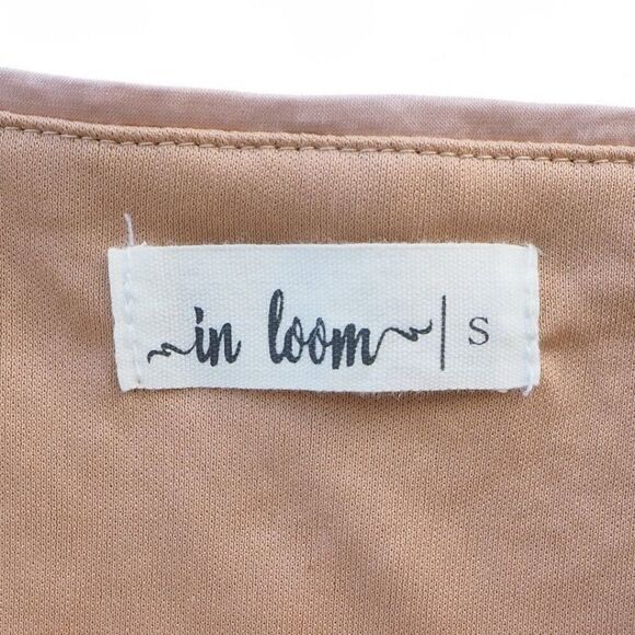 In Loom Thin Strap Sequin Mini Dress Rose Gold Women's Small (S) - Picture 3 of 5